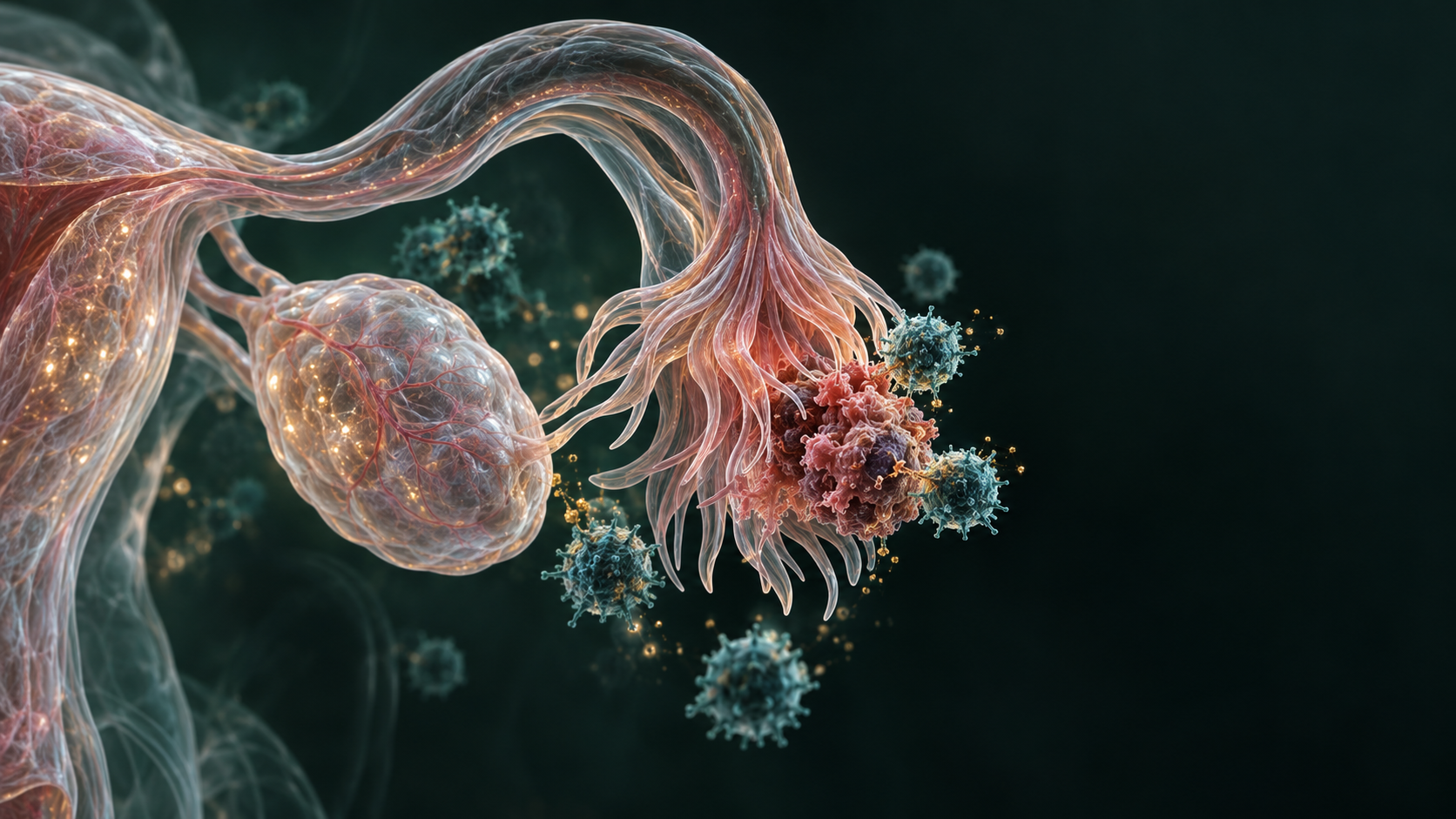 Ovarian cancer care visual